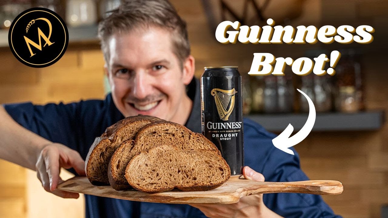 Guinness Brot zum St. Patricks Day - malziges Bierbrot Rezept