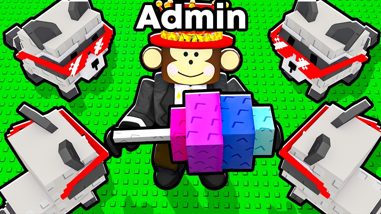Robé con un EJÉRCITO de MAPACHES al ADMIN de Grown a Garden (Hacer crecer un Jardín)