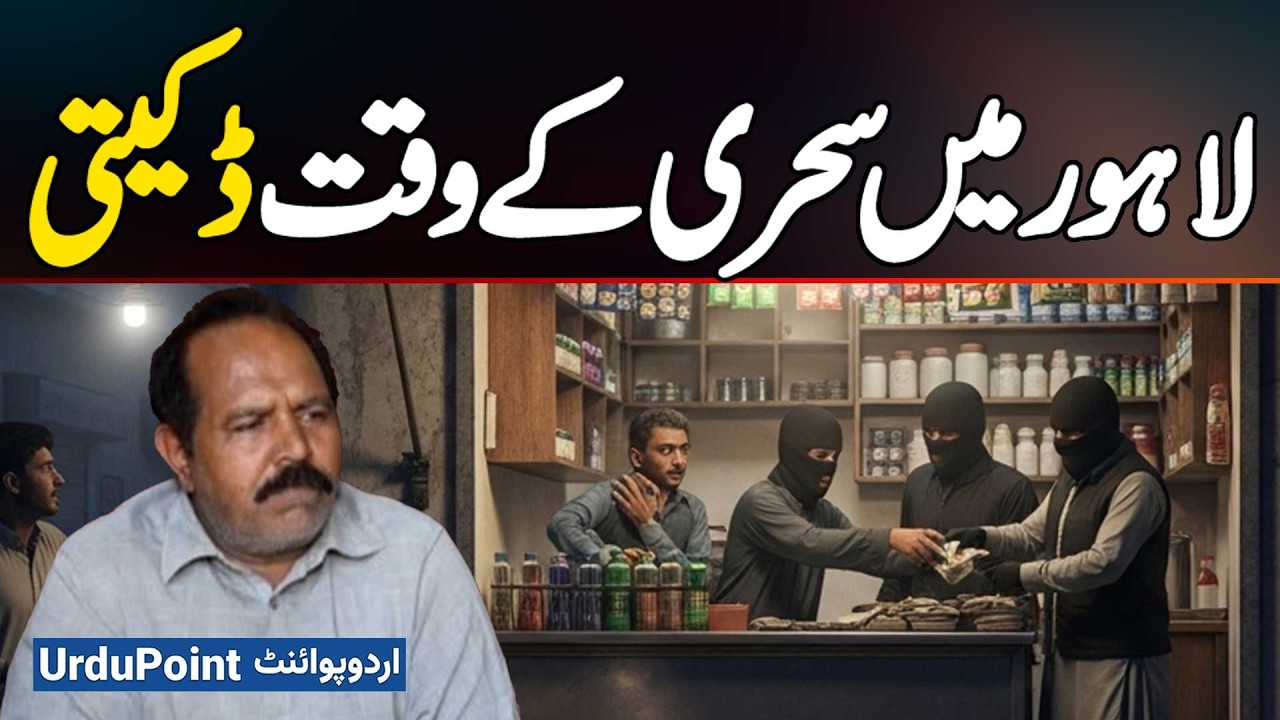 Robbery During Sehri In Lahore | Armed Suspects Target Citizens Before Dawn