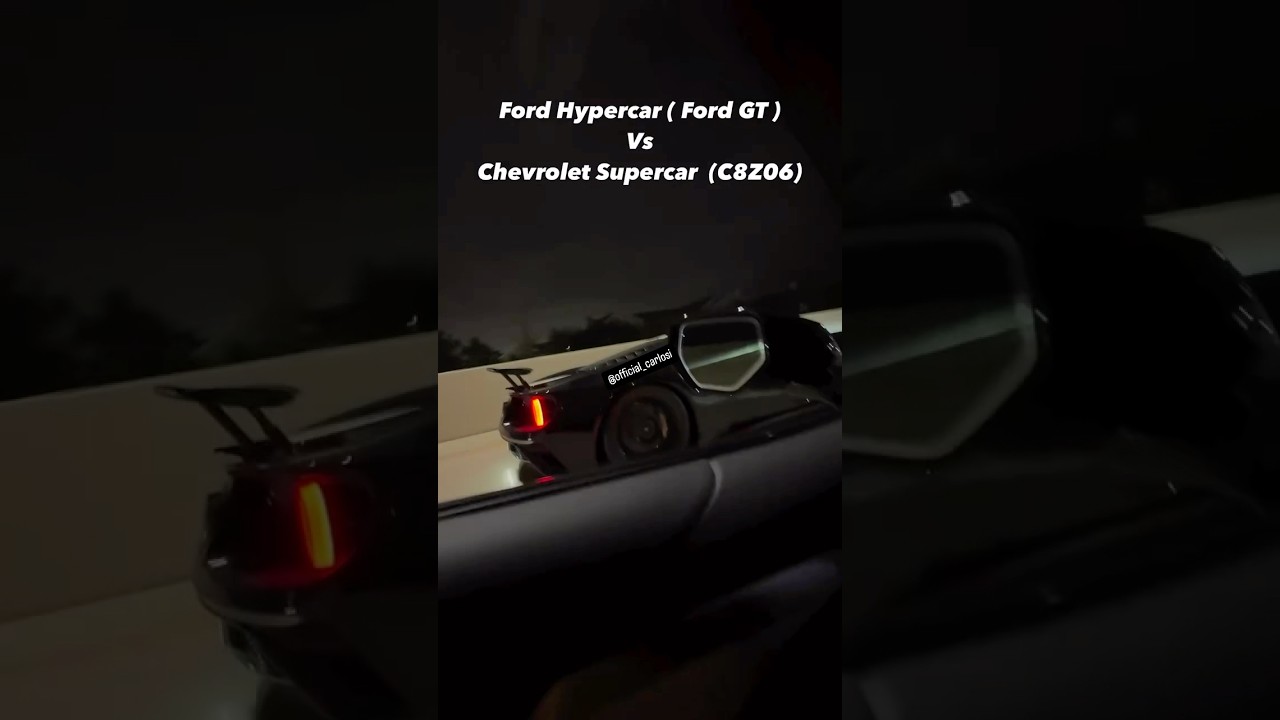 Ford GT vs corvette C8