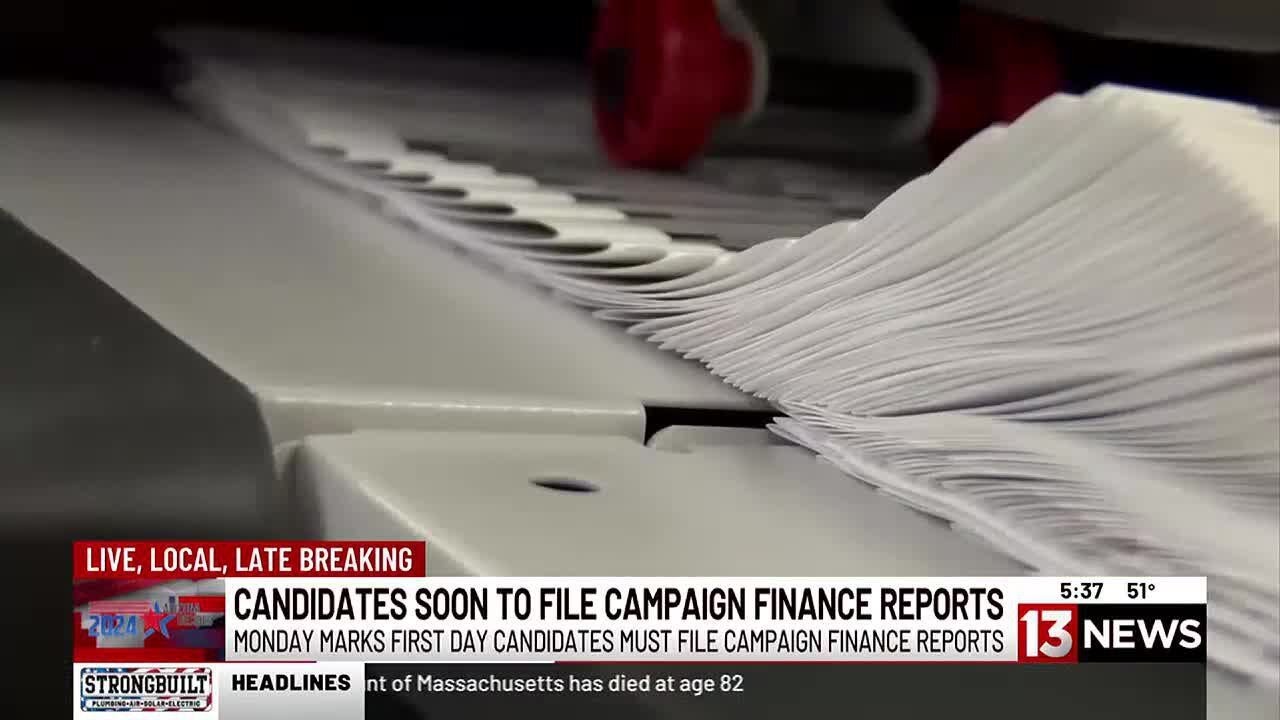 Candidates set to start filing first quarter campaign finance reports