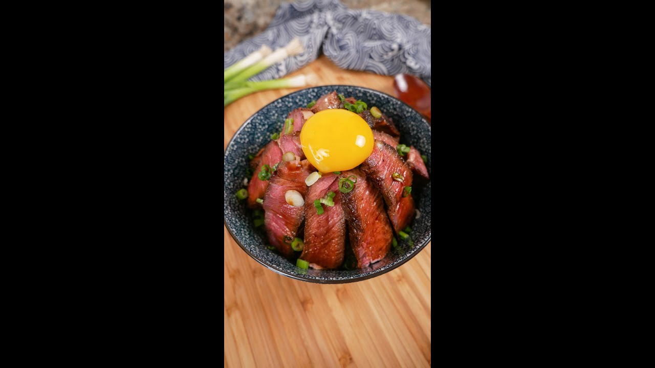 Wagyu Donburi japan food recipes #food #foodie #fyp #shorts #foodrangers #foodlover #streetfood