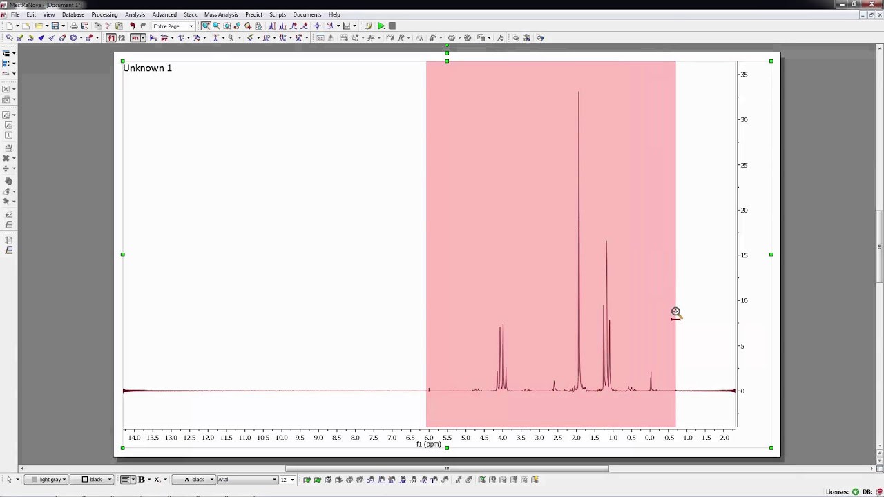 NMR Analysis with MestreNova