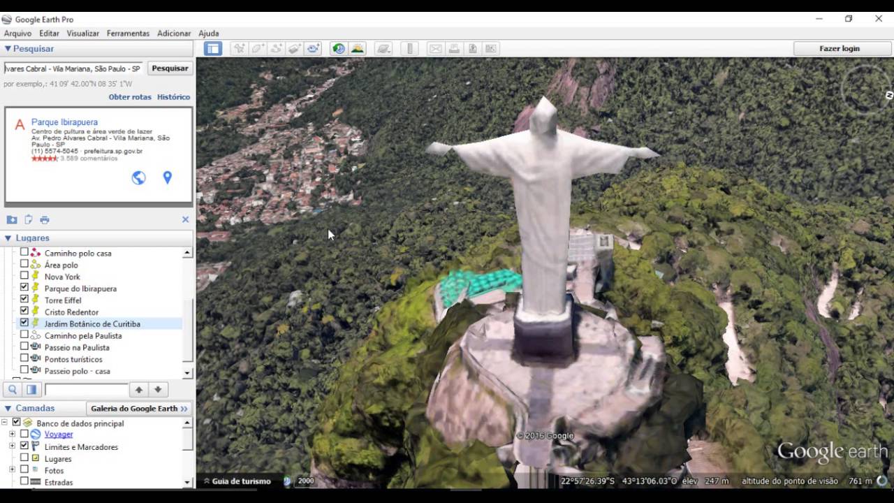 Como gravar um passeio no Google Earth Pro