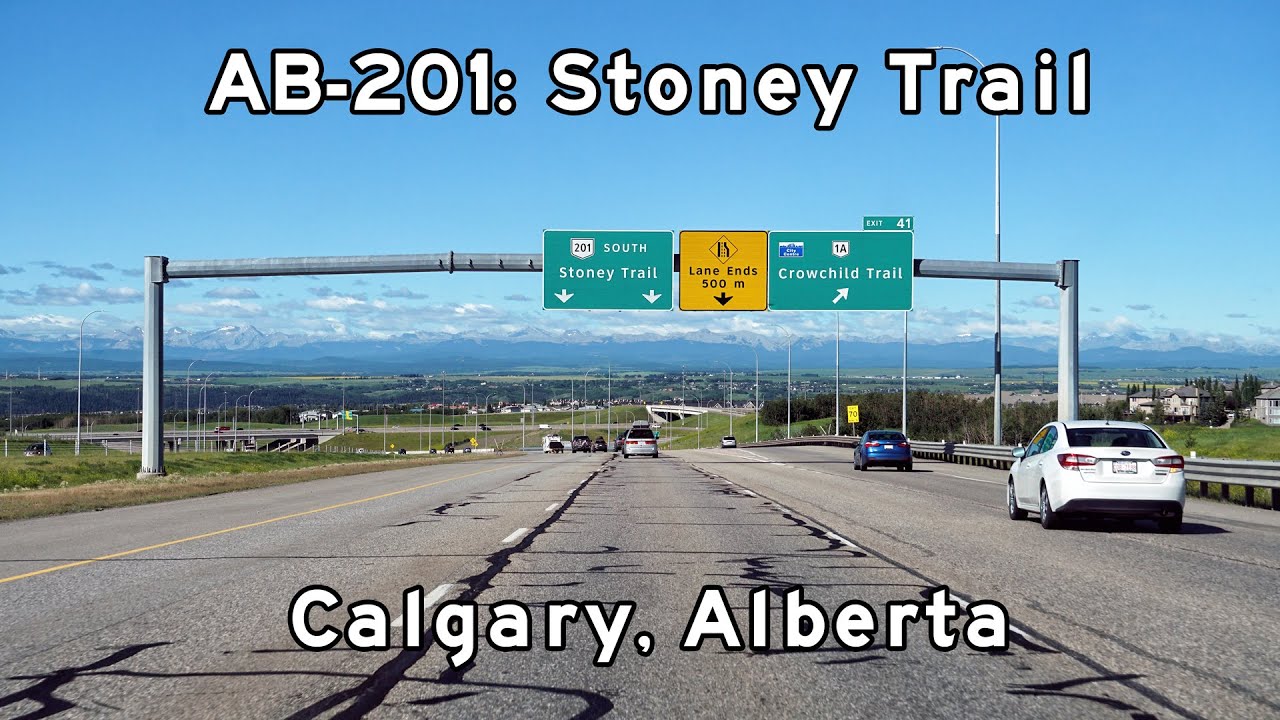 Calgary Freeways - Stoney Trail Counter-Clockwise - Alberta Highway 201 - 2020/07/27