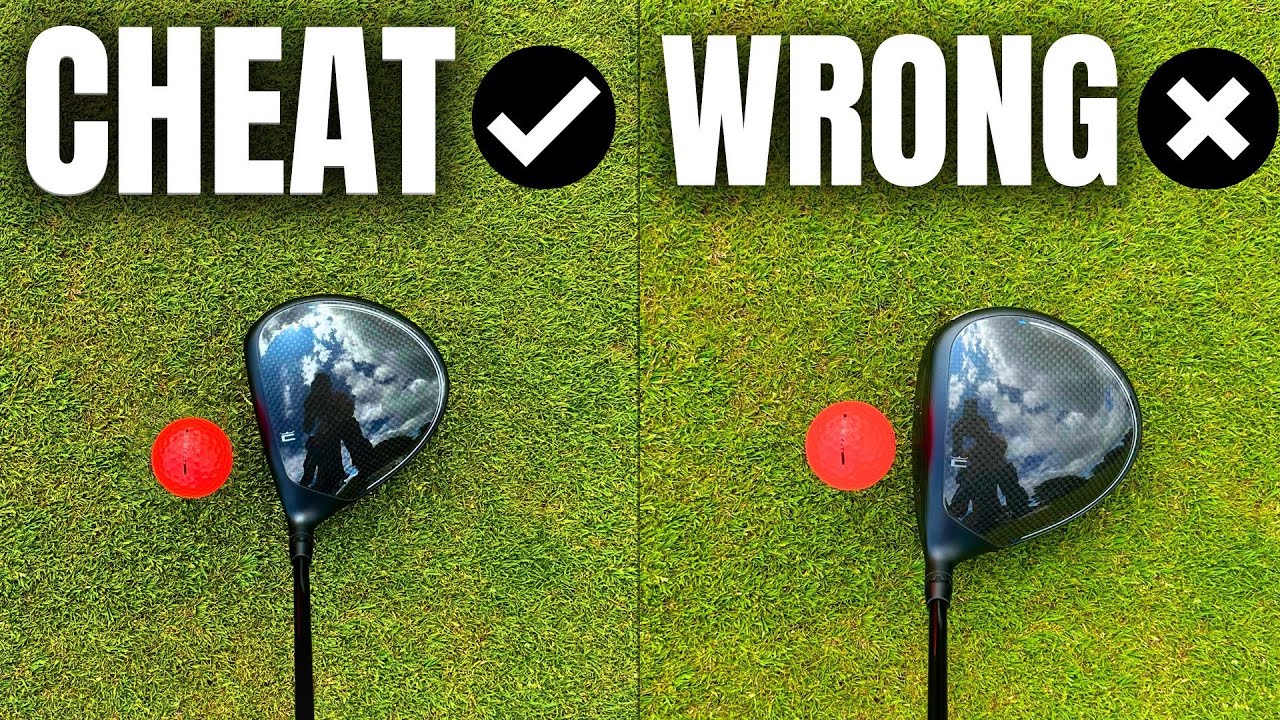 DO NOT SQUARE THE CLUB FACE AND START IT IS LIKE THIS INSTEAD! (CHEAT METHOD)