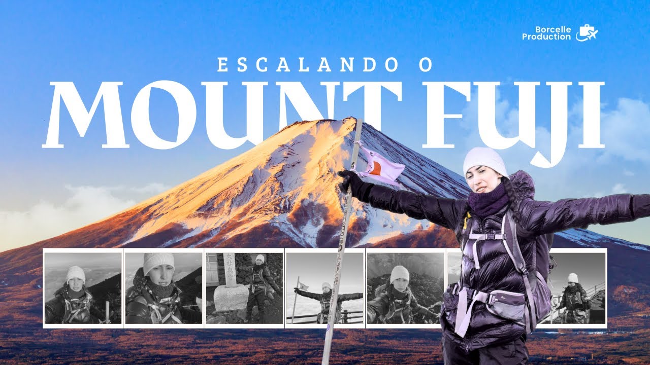 Como é subir um vulcão ativo? Escalei o Monte Fuji no Japão 🗻🇯🇵#japão #japan #travel #aventura 