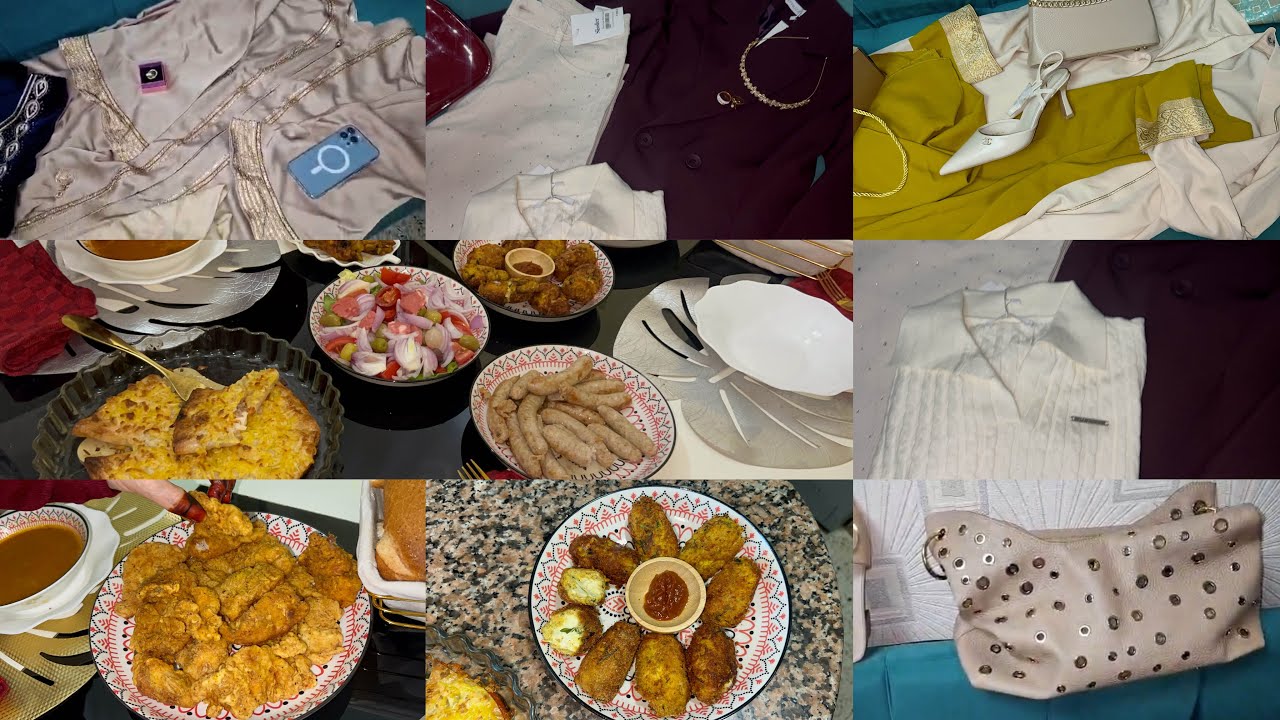طاولة آخر يوم 🌙 مشترياتي للعيد 😍❤️🌷