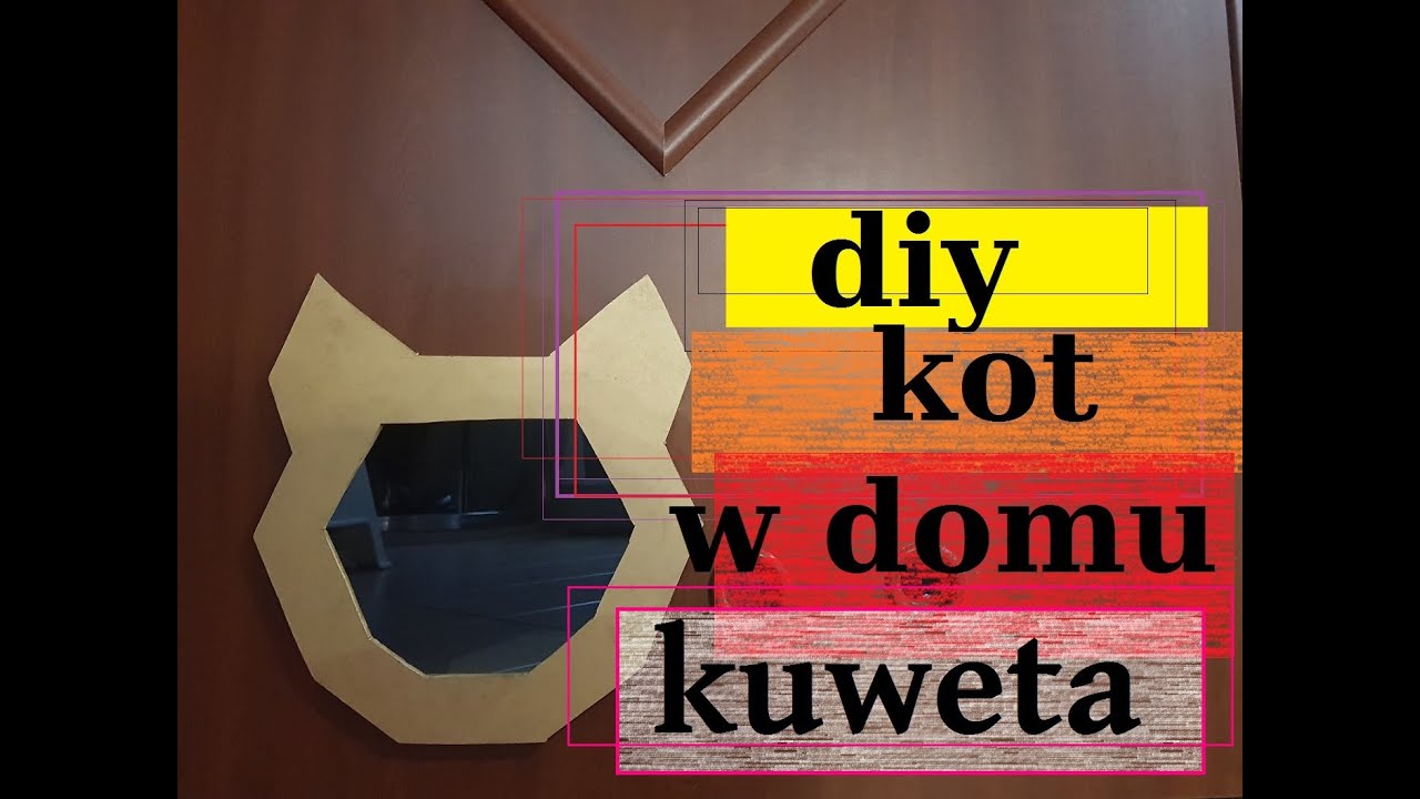 #1 Kot w domu. Diy wejście do łazienki dla kota.  Kuweta w łazience.