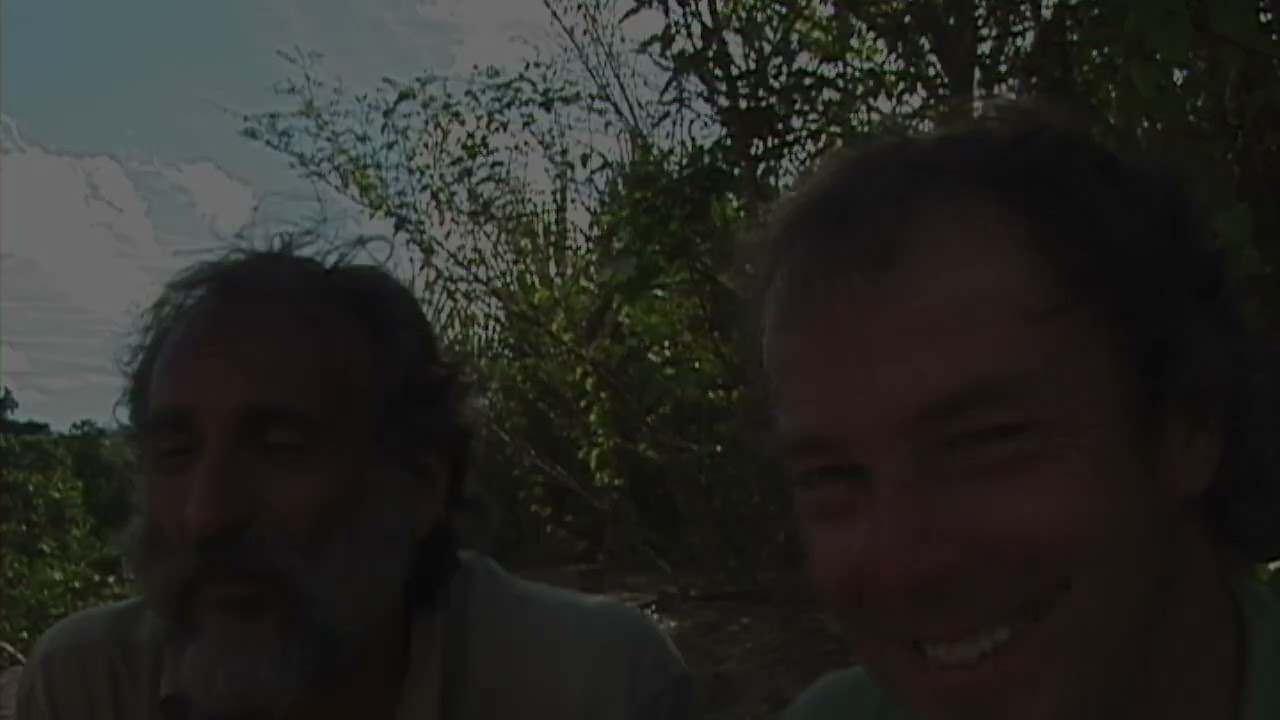 Eli and Chris on the Rio Tahaumanu, Bolivia. 2002