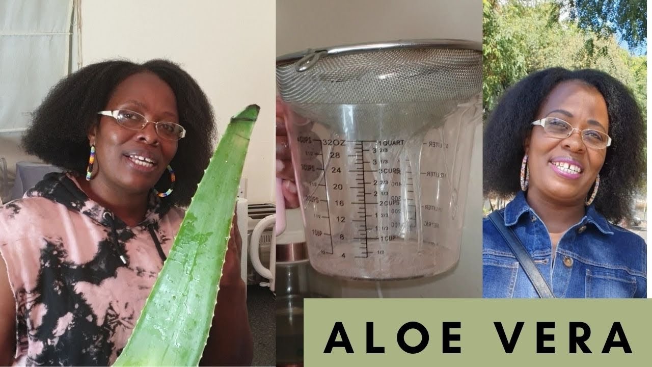 Quick Way To Make Fresh Aloe Vera Gel  for Healthy Extreme Hair Growth