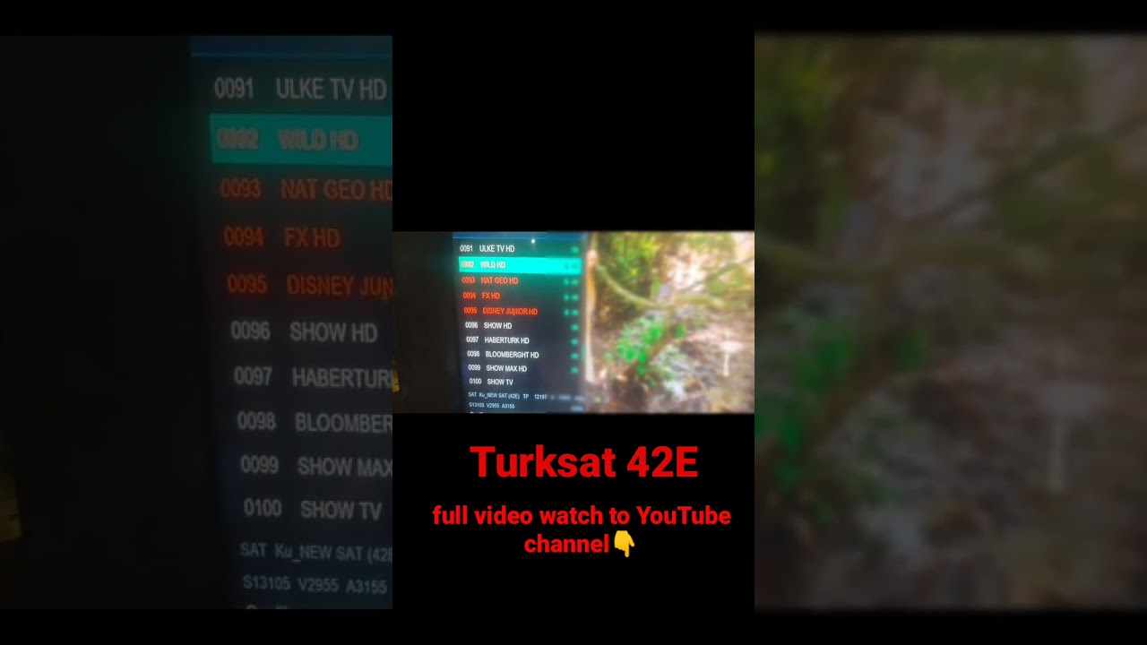 Turksat 42E.new channel list 2025