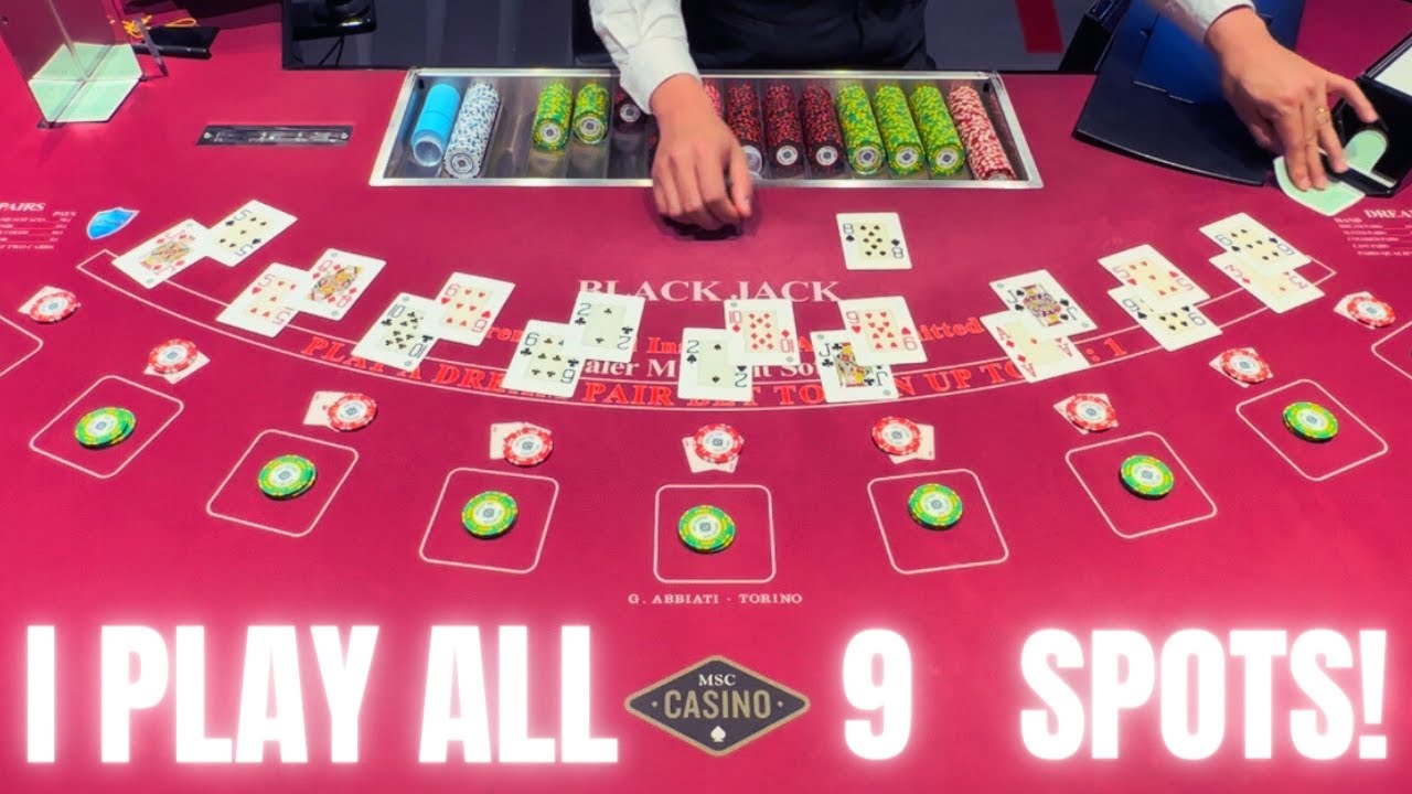 Betting the ENTIRE TABLE! #blackjack