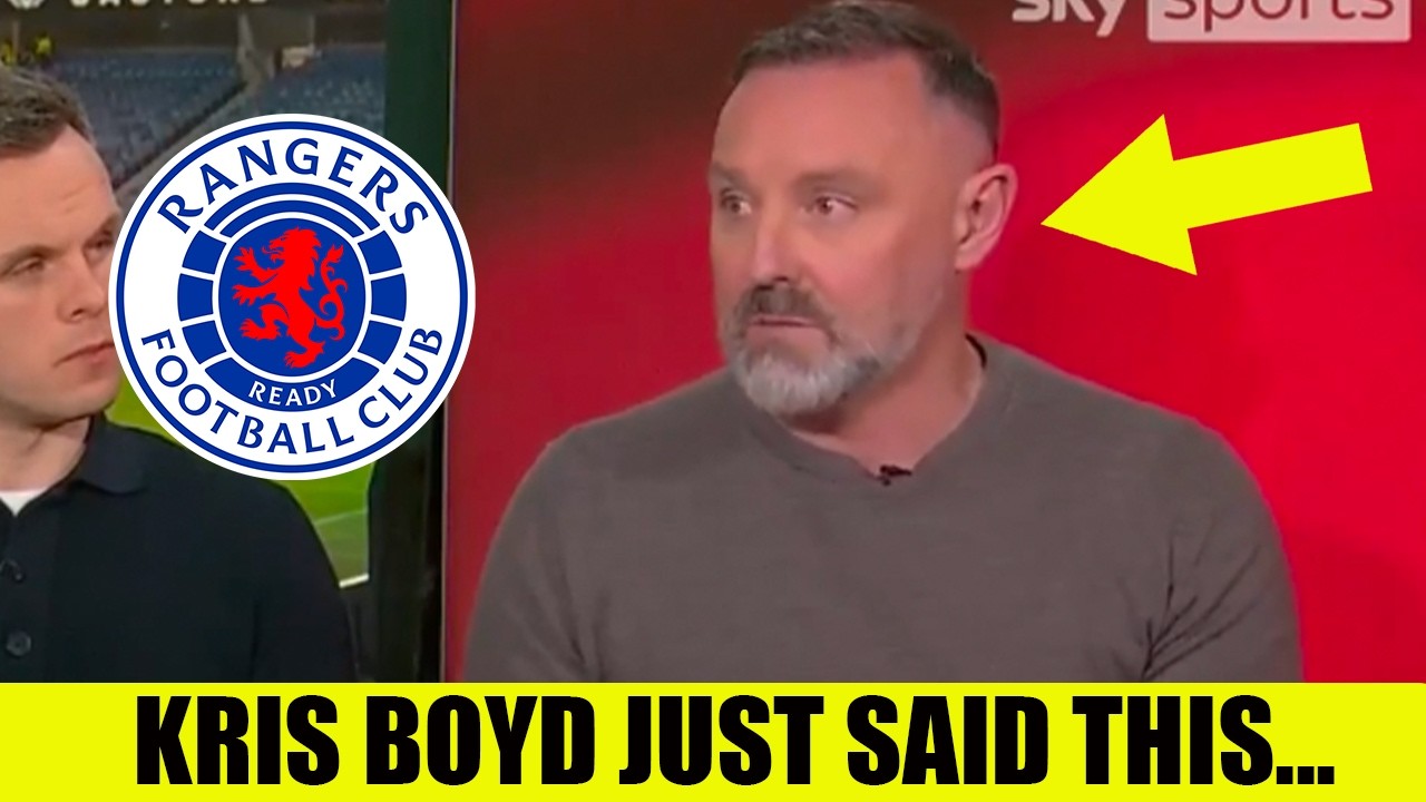 Kris Boyd JUST SAID THIS About Rangers Despite 4-2 Win!