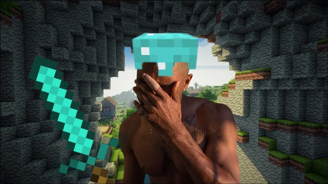 I didnt expect myself to play minecraft