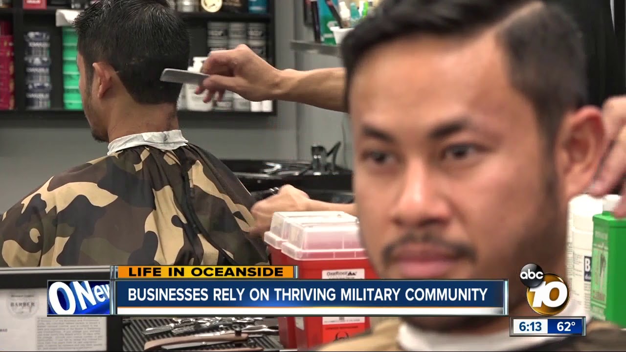 Life in Oceanside: Barber shop relies on military community
