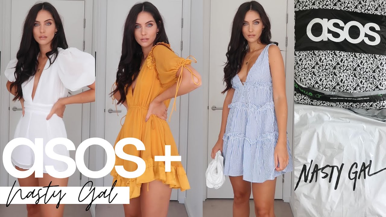 ASOS HAUL + NASTY GAL HAUL - HUGE Summer Try on Haul - Outfit ideas for summer