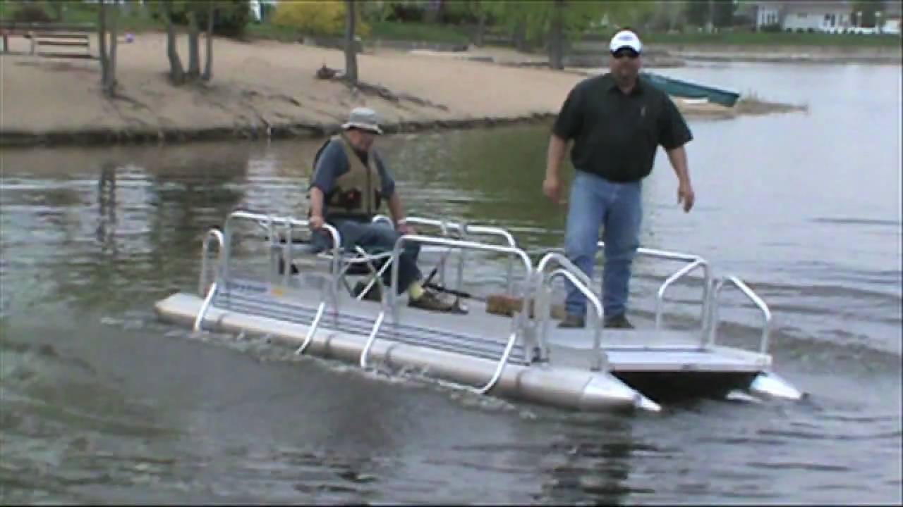 Hotwoods Fish-N-Sport 510 Pontoon Boat