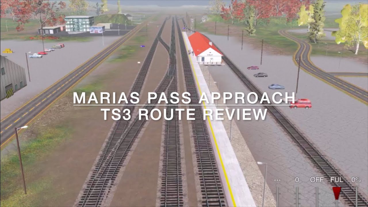 Marias Pass Approach Trainz 3 Route Review