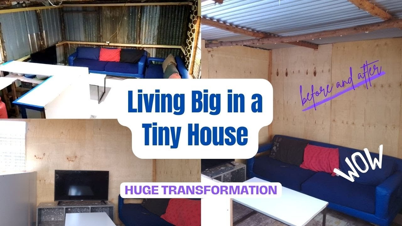 Tiny Mabati House Tour || Sitting Room and Kitchen Makeover