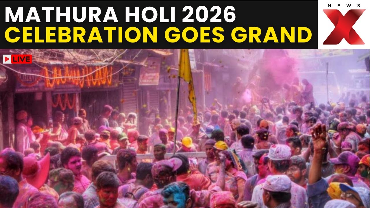Mathura HOLI 2026 LIVE: Holi Madness in Vrindavan With Devkinandan Thakur
