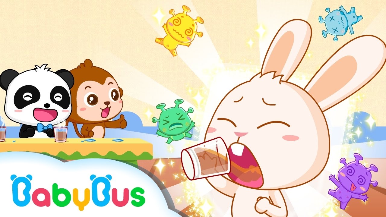 아프면 약을 먹어요|키킼묘묘생활동화|베이비버스 인기동화|BabyBus
