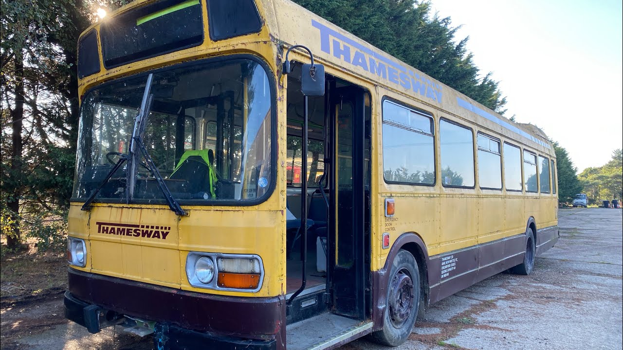 Me driving Leyland National VNO740S at Blackwater Preservation Groups driving day. 06/10/24
