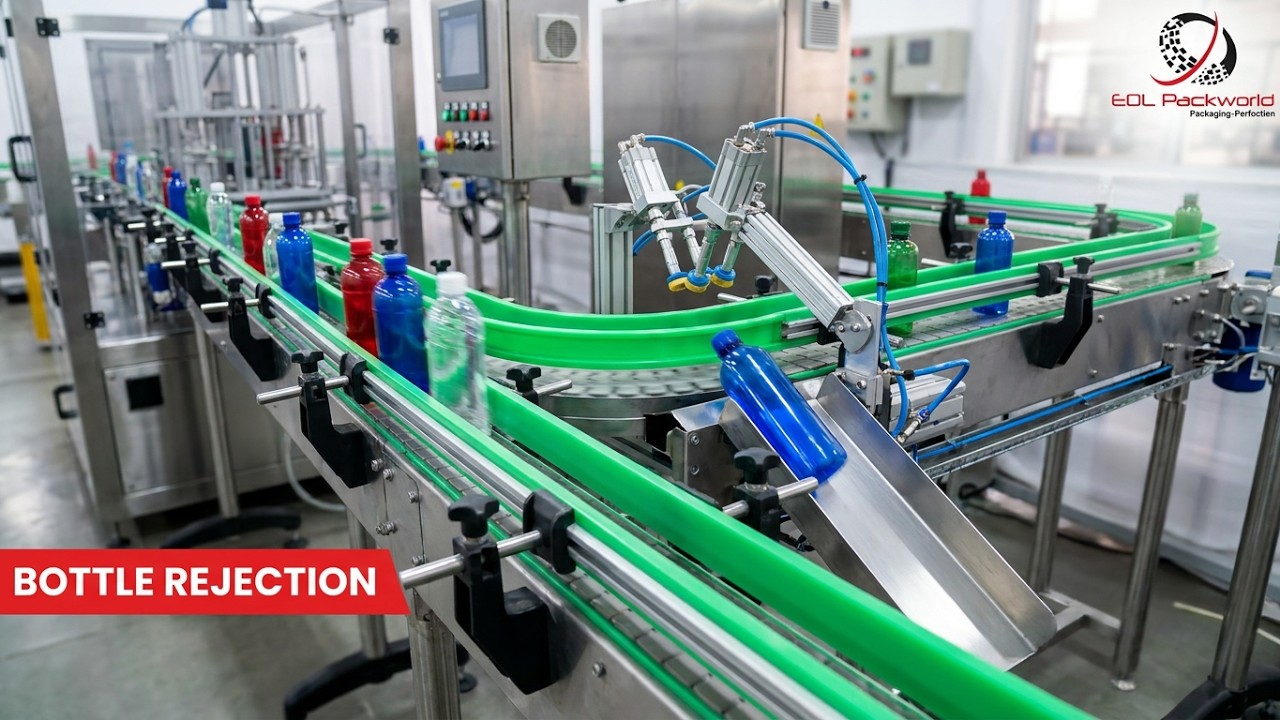 Modular Conveyor with Bottle Rejection System