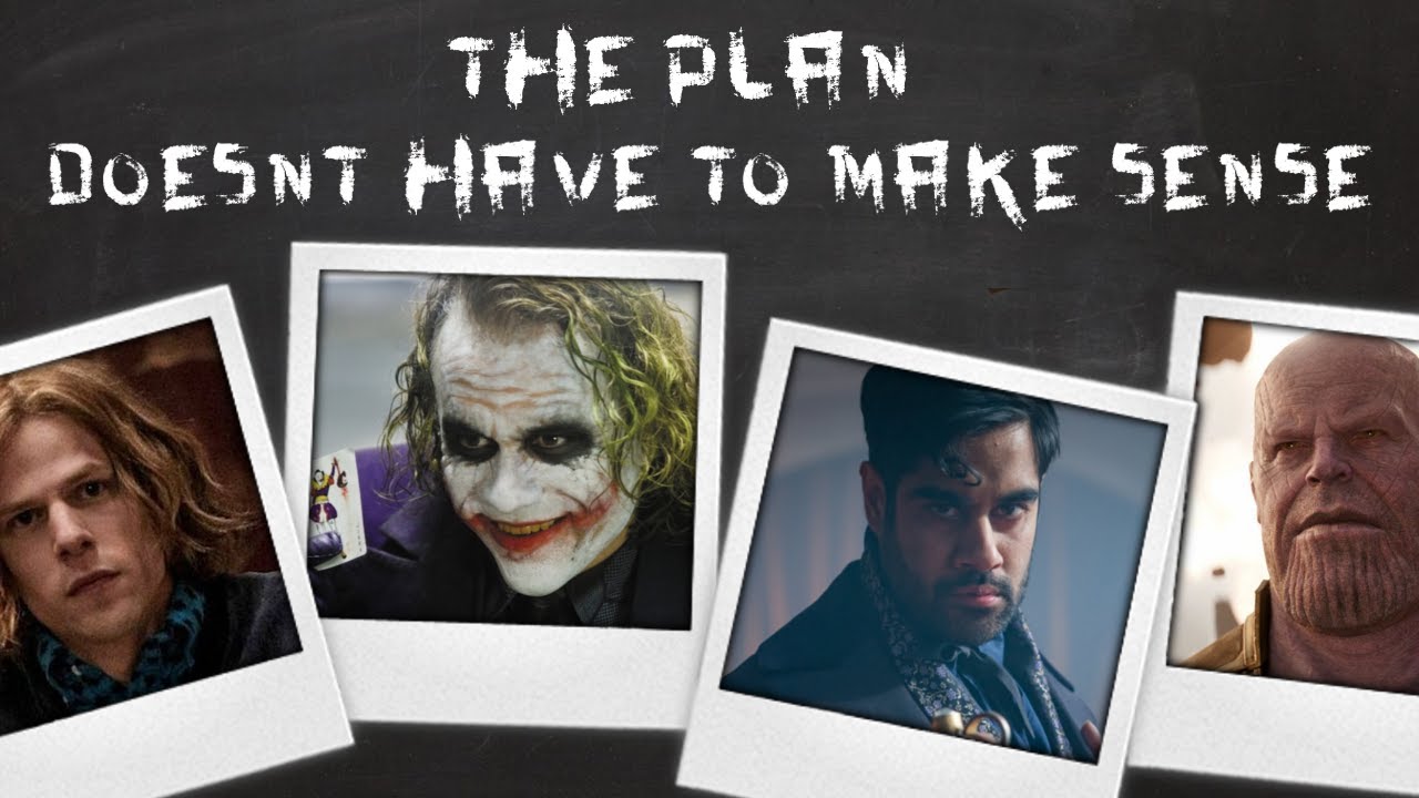 Villain plans don't have to work