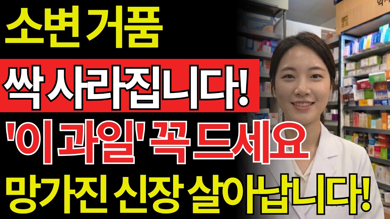 소변에 거품 계속 생긴다면?의사들이 추천한 신장에 좋은 과일 3가지 | 50대건강