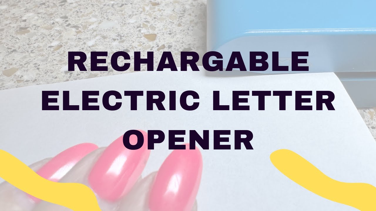 SYLCXX Electric Letter Opener Review | No More Ripping Envelopes – Fast, Portable & Precise!