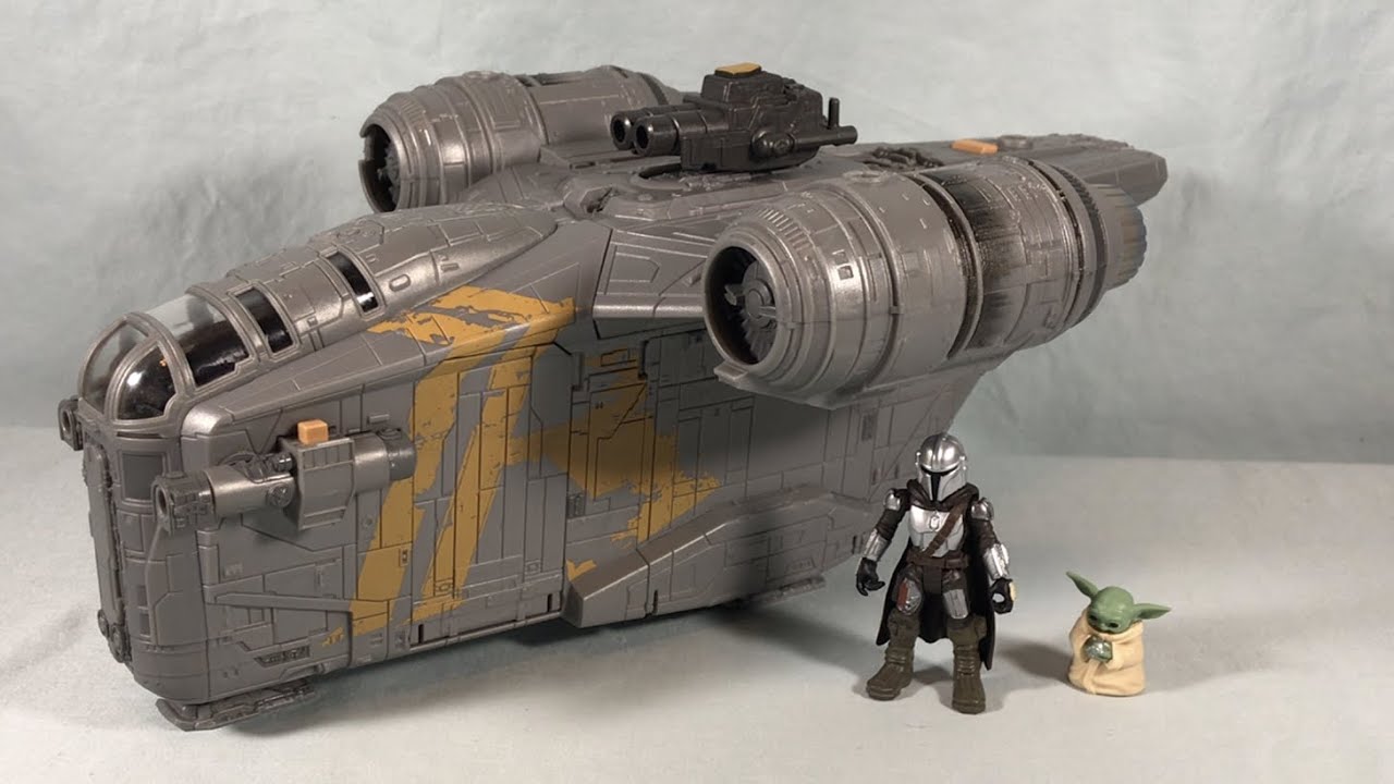Star Wars Mission Fleet Razor Crest with Mandalorian & Grogu Review