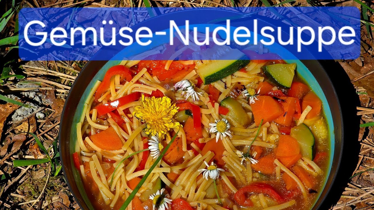 Abenteuerhunger: Gemüse-Nudelsuppe für unterwegs!