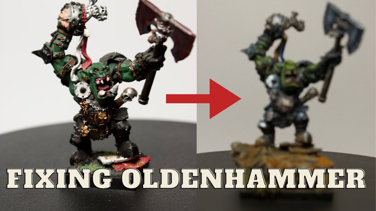 Painting Da Warboss from The Old World//Orktoberfest 2023
