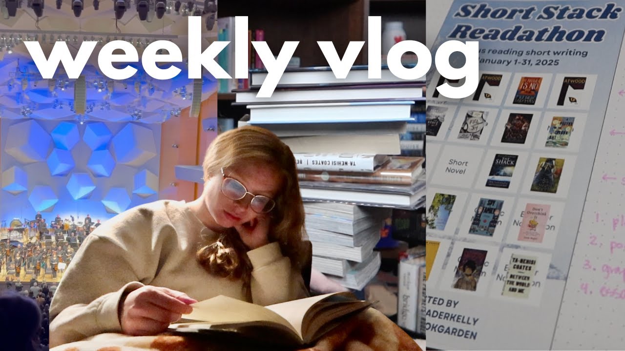 reading 7 books (or more?!) in 7 days || WEEKLY VLOG