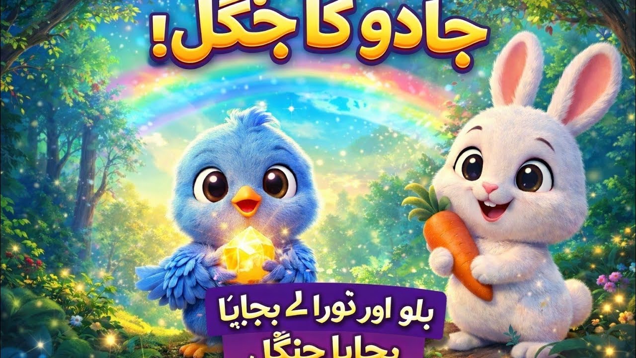 بلو اور نورا – جادو کا جنگل | بچوں کی سبق آموز کہانی