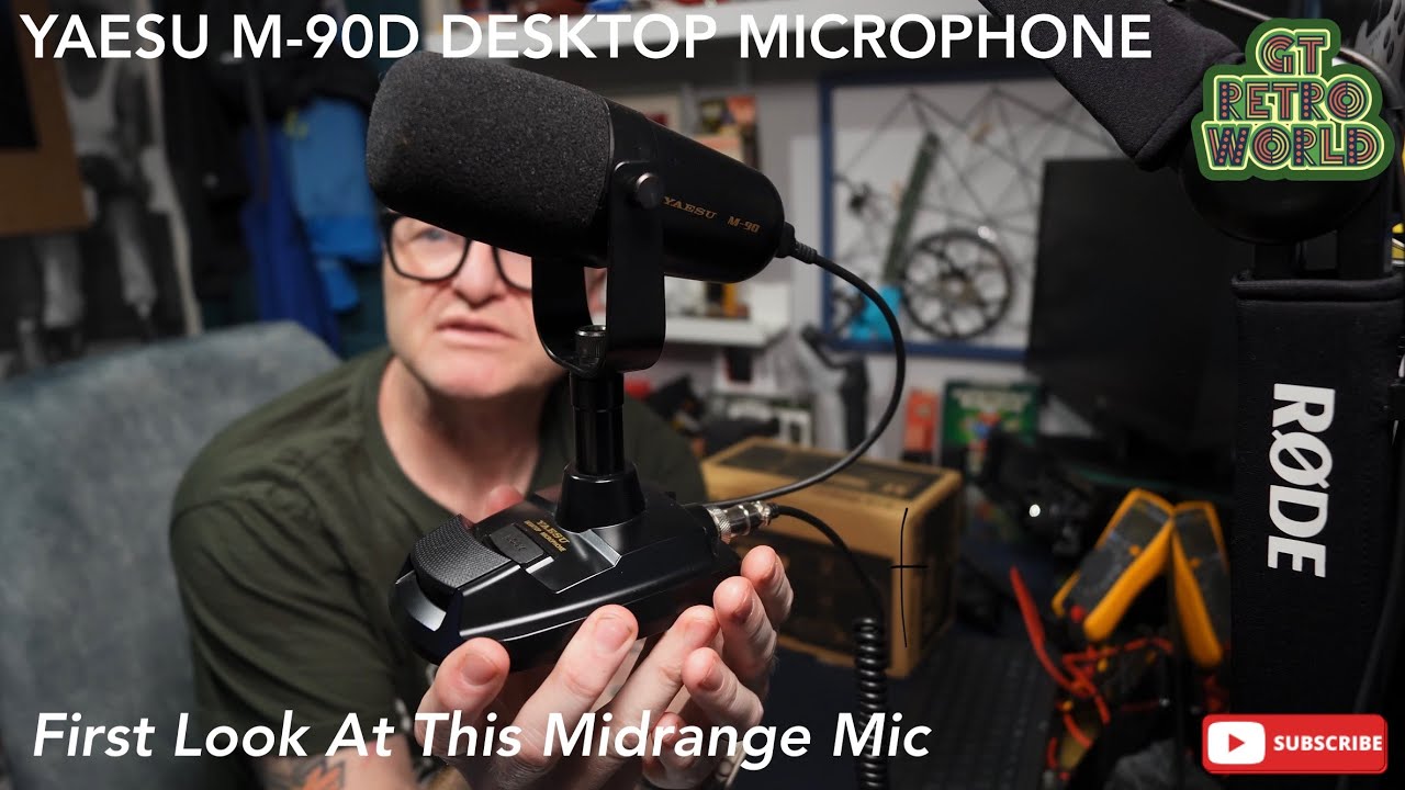 YAESU M-90D Desktop Microphone For The FTdx10 Shack Radio