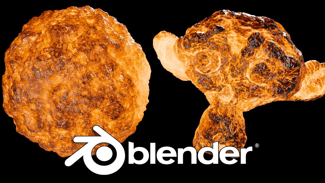 Creating Realistic Lava in Blender...