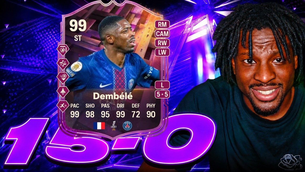 99 ДЕМБЕЛЕ &mdash; ЭТО ПРОСТО ШУТКА!! СМОЖЕТ ЛИ ОН ВЫБИТЬ МНЕ 15-0 В FUT CHAMPS?