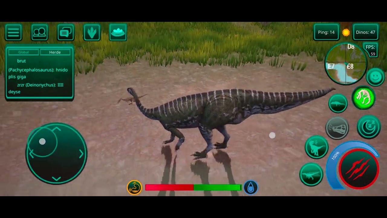 plateosaurus vs toxic chinese player (the cursed  isle) (4k)