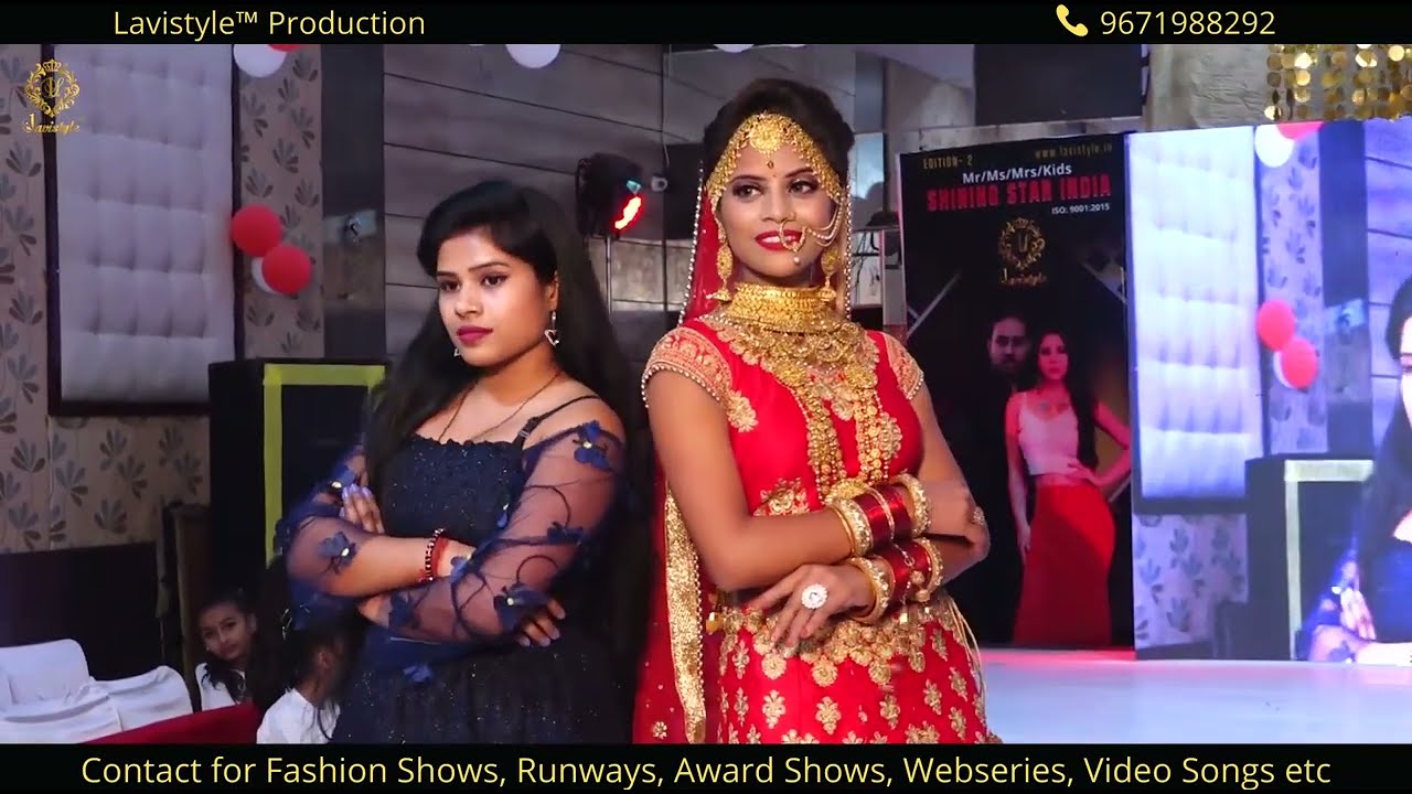 Bridal #models Ramp Walk and Makeup Artist competition by #lavistyle at Shining Star India-2