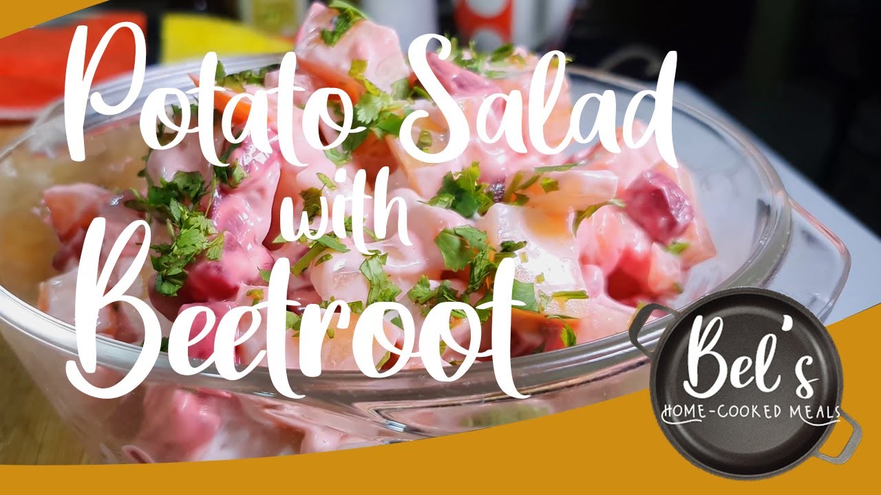 Potato Salad with Beetroot (Very Easy)