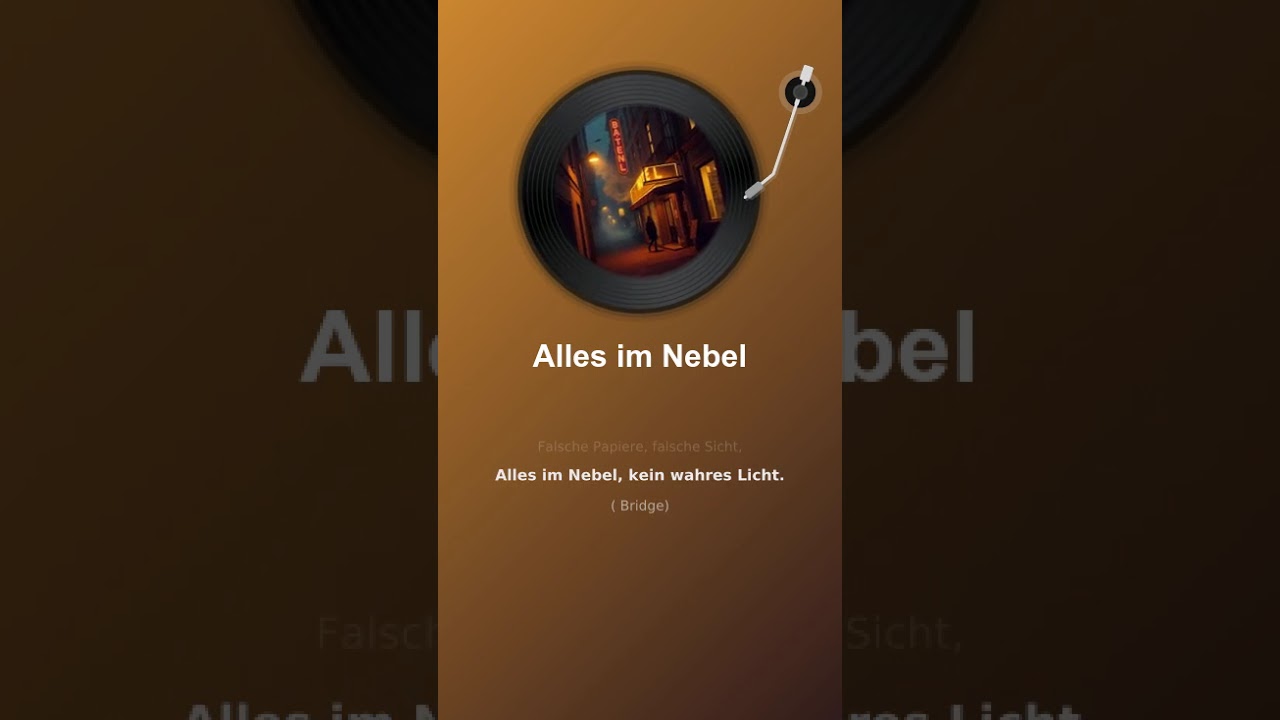 Alles im Nebel