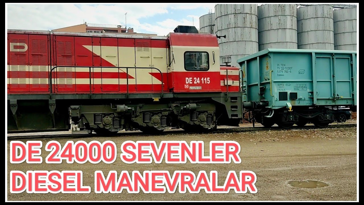 TCDD DE 24115 | TREN MANEVRALAR -18 | TRAIN MANEUVERS -18 | DIESEL LOCOMOTIVES | ALSHTOM-MTE