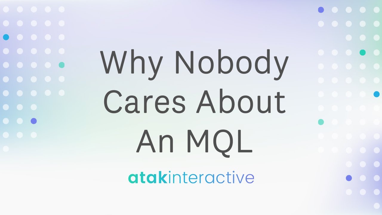 Why Nobody Cares About An MQL | B2B Marketing Agency Insights