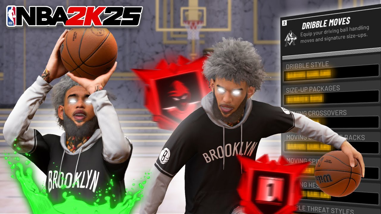 THE BEST DRIBBLE MOVES AND JUMPSHOT IN NBA 2K25!!!
