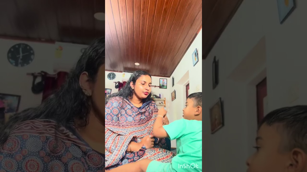 അവൻ എനിക്ക് മേക്കപ് ഇട്ട് തന്നപ്പോൾ 💄😀😂.