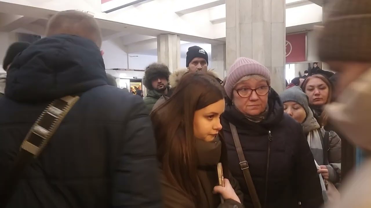 Час пик!!! Поездка на поезде Ока по маршруту Тульская-Южная 