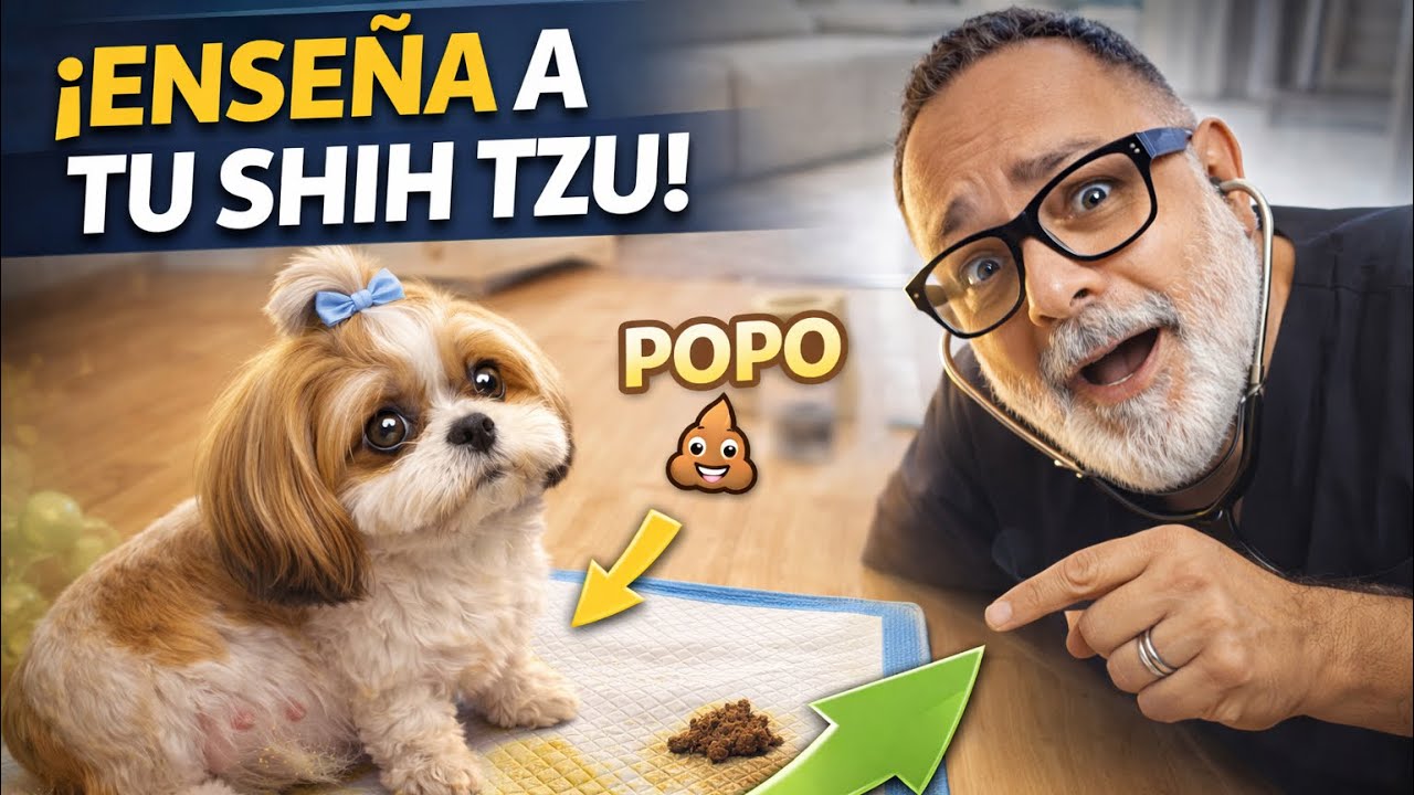 PIPÍ y POPO en un MISMO SITIO  Enseña a Tu PERRO de manera SENCILLA | La Casita de los Shih Tzu