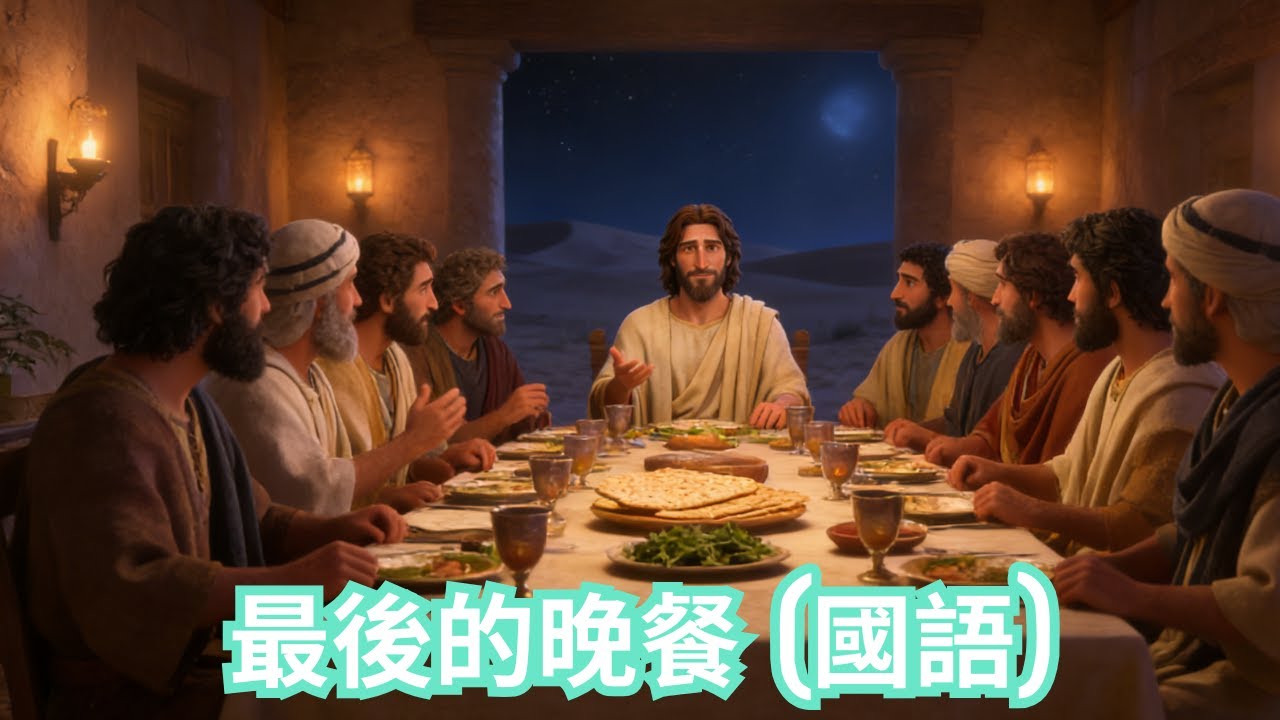[兒童聖經故事動畫] 最後的晚餐 (國語)